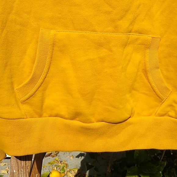 NWOT Cotton On Pullover Hoodie "Minimalist" Gold M - Picture 5 of 9